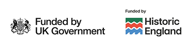 Uk Government and Historic England logos Uk Government and Historic England logos
